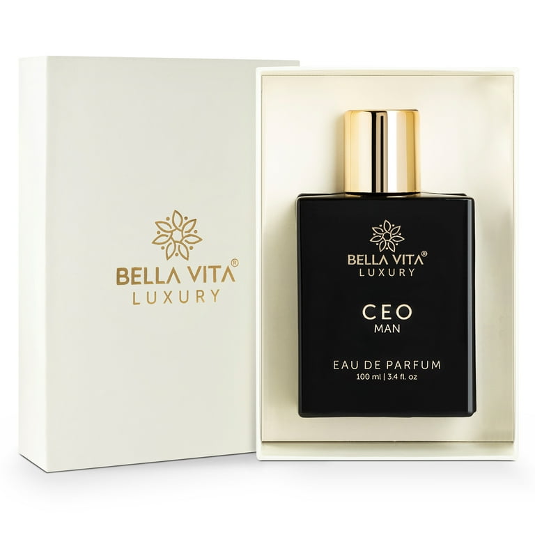 Bella Vita Organic CEO MAN Eau De Parfum Office Wear Perfume for Men with long lasting notes of Tonka and Agarwood Premium Luxury Fragrance For