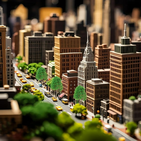 RENACLIPY 20 Pieces Multi-Color Model Trees for Landscape Scenery, Train Sets, Dioramas, and Architectural Model Accessories