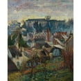 thumbnail image 2 of Emile Othon Friesz 20x24 Black Ornate Framed Double Matted Museum Art Print Titled: Falaise (circa 1904-05), 2 of 5