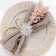 thumbnail image 4 of Juego de 8 servilleteros navideños plateados con forma de copo de nieve for mesas de comedor: decoración rústica for bodas, Navidad, Acción de Gracias y cenas festivas., 4 of 7