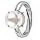 thumbnail image 5 of 4.25 Ratti 3.25 Carat Lab - Certified Pearl Natural Pearl Gemstone Original Certified Moti Adjustable Silver Ring-B0DL6G, 5 of 8