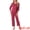 Red, variant on DARING DIVA Women's Floral Silky Long Sleeve Round Neck Pajamas Set S Purple