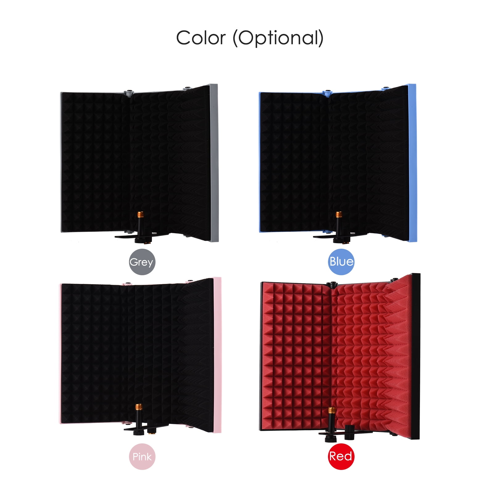 Isolation ,Screen With Density Isolation Wind Screen With Pop Filter Wind 3-door Professional Filter Wind Screen Pop Filter Professional Studio Isolation Moweo Adben Siuke