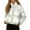 r-142White1, variant on Ladies Winter Coat Petite Solid Color Lightweight Quilted Shortt With High Heat Insulation For Cold Weather Windproof Outdoor Casual Fashion Classic Home Outwear