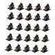 thumbnail image 1 of 100 piezas de soportes de cables autoadhesivos, organizadores de cables ajustables, abrazaderas para gestión de cables para colgar y ordenar cables, clips para cables, 1 of 8