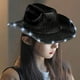 thumbnail image 4 of Sombrero grande colorido para fiesta con luces, estilo compuesto, para fiesta, festival, con luces, sombrero vaquero de EVA colorido, sombrero vaquero, 4 of 7