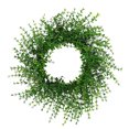thumbnail image 1 of Guirnalda Guirnalda verde Flores blancas Hojas Decoración Vegetación Artificial para puerta Pared Hogar Boda seitruly HA9039-00B, 1 of 6