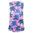 thumbnail image 4 of Frostluinai Summer Tank Tops for Women Plus Size Sleeveless Crew Neck Loose Fit Tunics Funny Palm Tree Print Beach Tanks Gifts, 4 of 5