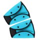 thumbnail image 2 of Ajustador de cinturón de seguridad para niños, 2 paquetes de funda de seguridad para cinturón de seguridad de coche, ajustador triangular para personas de baja estatura, ajustador automático, 2 of 5