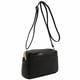 thumbnail image 2 of Bolso bandolera pequeño FashionPuzzle con triple cremallera negro Talla unica, 2 of 5