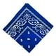 thumbnail image 2 of Bandana Yinane Paisley Cowboy Algodón Estampado Cachemira Azul Real, 2 of 6
