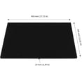 thumbnail image 2 of MANCHAP 3 Pack 18 x 12 Inch Black Rubber Bar Mat, Slip Resistant Countertop Spill Mat for Countertop, Home Bar, Restaurant, 2 of 8