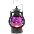 thumbnail image 1 of Halloween Skeleton Lantern Light Portable Battery Powered Skull Light Hanging Lantern Lamp, 1 of 8