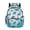 Blue and White - Sea Turtle, variant on DISNIMO Dinosaur Print 17 Inch Kids School Backpack, Sturdy Lightweight Bookbag with Adjustable Padded Straps for Boys Girls, Ideal for Daily School Travel Use