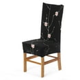 thumbnail image 1 of Dual Purpose Short Dining Chair Covers and Computer Office Chair Cover Removable Washable Soft Spandex Fit Stretch Dining Chair Slip Covers Chair Covers Seat Slipcover, 1 of 9