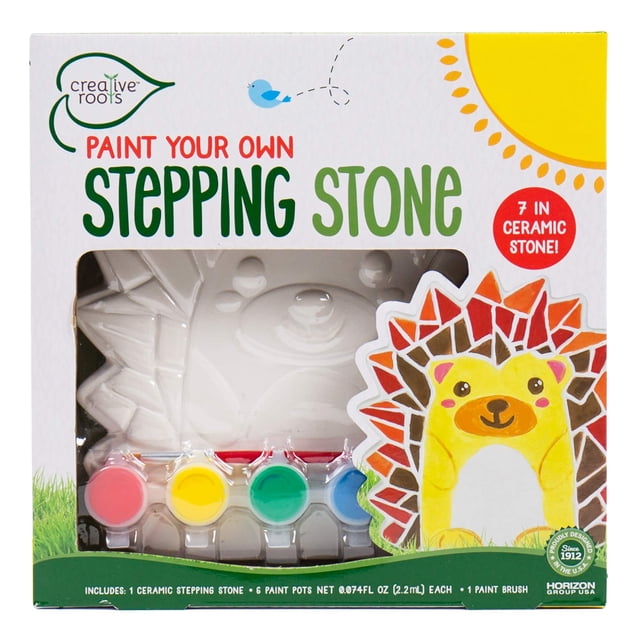 Garden Stepping Stone Creative Roots Mosaic Erizo para niños de 6 años o más