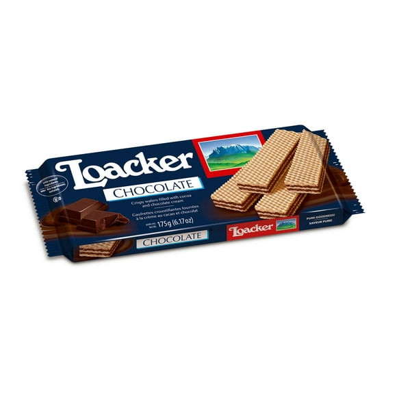 Loacker Chocolate Wafers Cookies, 175 g