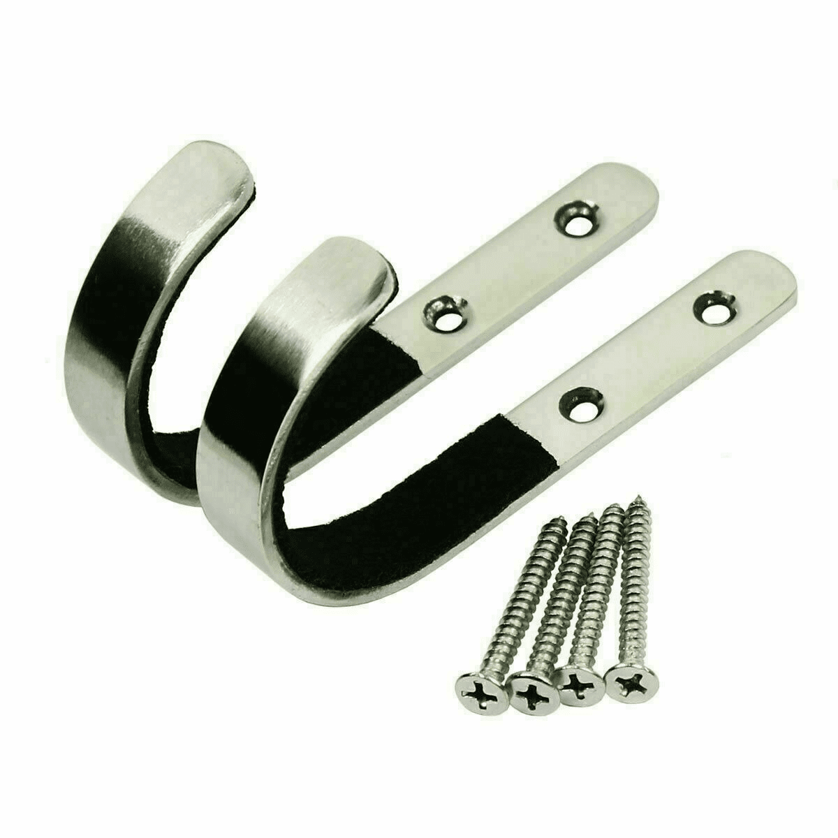 Gun Rack Shotgun Hooks Rifle Hangers Archery Bow Felt Lined Wall Mount Storage