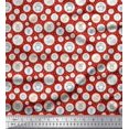 thumbnail image 1 of Soimoi Polyester Crepe Fabric Star & Cute Animals Kids Fabric Prints by Yard 52 Inch Wide, 1 of 3