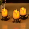 thumbnail image 3 of Paquete De 12 Velas LED VIMI Con Candelabro Sin Llama Vela Electrónica Ideal Para Decoraciones De Interior, 3 of 10