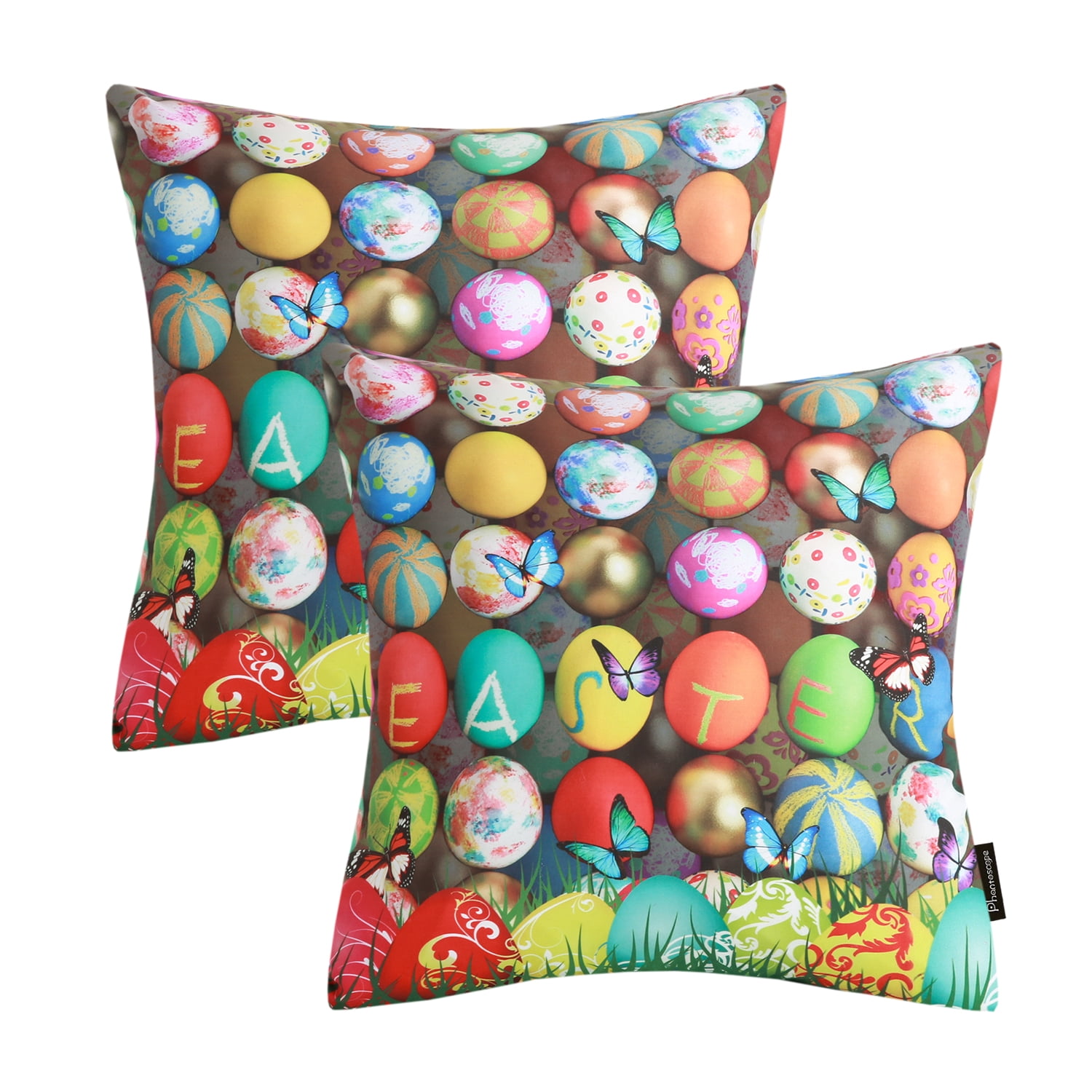 Phantoscope Happy Easter Series Decorative Cushion Cover, Couch Decor ...