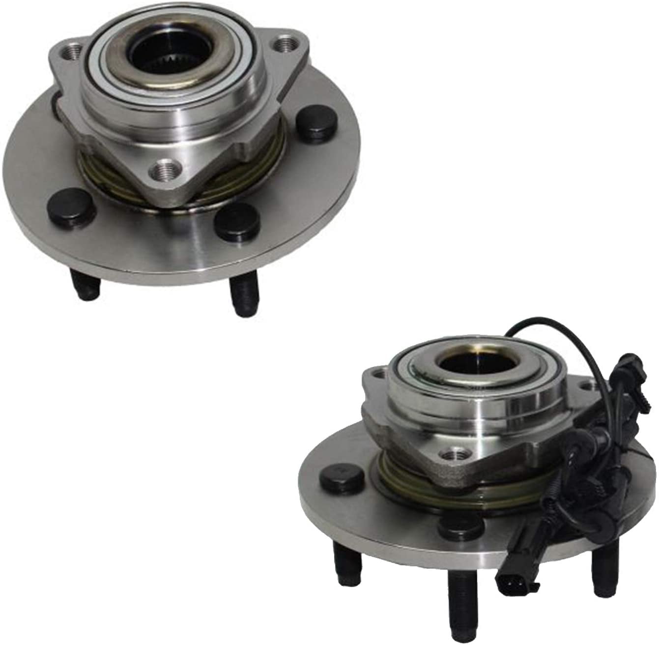 Detroit Axle 5 Lug Front Wheel Hub Bearings Assembly Replacement for