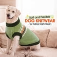 thumbnail image 6 of IDOMIK Dog Sweater, Warm Christmas Sweatshirt, Doggie Pullover Knitwear Clothes for Fall Winter, Green, XS, 6 of 7