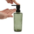 thumbnail image 3 of Unique Bargains 1 Pc Classic Vertical Lines Soap Pump Dispenser for Bathroom Hotels 350ml Black Green, 3 of 6
