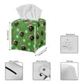 thumbnail image 5 of ZUXONGSY Christmas Square Tissue Box Cover Dachshund 2 Packs PU Leather Tissue Box Waterproof Tissue Cover Full Coverage Design Tissue Box Cover Christmas Home Decoration, 5 of 7