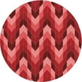 thumbnail image 1 of Ahgly Tapis d'Intérieur Lavable en Machine Carré Rouge, 3 Pieds Carré, 1 of 7