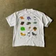 thumbnail image 3 of Camisetas blancas puras con personalidad de moda punk Y2K, camisetas únicas, ropa estética para hombres, camisetas de media manga estampadas de tendencia hip-hop, 3 of 5