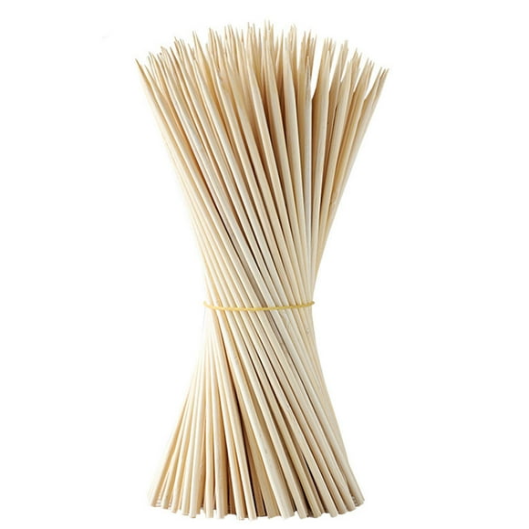 Weiweiguan 1000Pcs Safe Bamboo Skewers Useful Bamboo Sticks Practical Barbecue Skewers