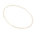 thumbnail image 1 of Cadena Torsal Figaro Ametrinaa 3mm Oro Italiano Hueco 10k 60cm, 1 of 5