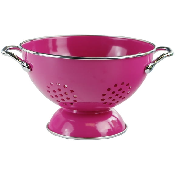 Multi-Purpose 1.5 Quart Colander/Strainer, Magenta