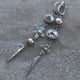 thumbnail image 2 of Pendientes colgantes de plata antigua para mujer y niña, de metal, estilo bohemio, estilo vintage, A19, 2 of 5
