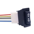 thumbnail image 2 of HUGFEGWE 2Pcs 5 Pin Car Window Switch 12V 20A Control Power Window Lift Momentary Rocker Switch with Wiring Harness K-011-JT-X AZ824-19714, 2 of 5