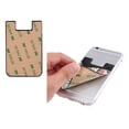 thumbnail image 4 of YFYANG Universal Adhesive Cell Phone Card Holder, Vintage Watercolor Coconut Tree Pattern Leather Cell Phone Wallet Sticker, 4 of 6