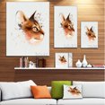 thumbnail image 3 of Esquisse Aquarelle Chat Brun Adorable - Grande Toile d'Art Animal, 3 of 4