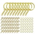 thumbnail image 1 of Juego de llaveros acrílicos con alfileres y tornillos para hacer joyas, accesorios para llaveros. oro, 1 of 6