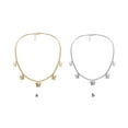 thumbnail image 4 of Short Necklace Multiple Animal Pattern Pendant Neck Chain Charm Choker Jewelry Gift for Women Girls Ladies, 4 of 8