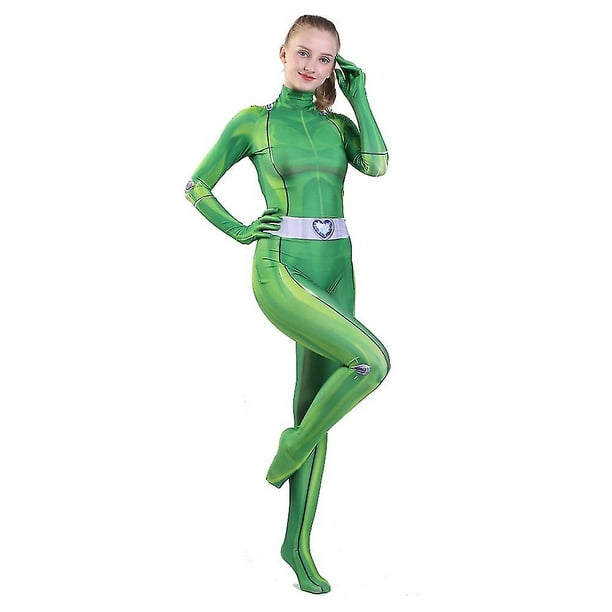 Totally Spies Clover Ewing Alexandra Costume Adult Kids Jumpsuits
