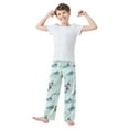 thumbnail image 2 of FORMRS Boys Pajama Pants with Pockets Size 11-12Y Kids Lounge Sleep Bottoms, Ice Hockey, 2 of 8
