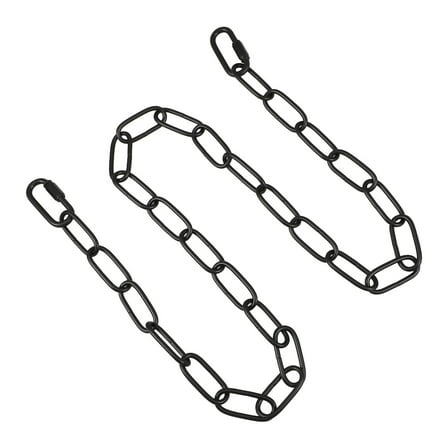 LEORX Versatile Black Lamp Chain for Hanging Light Fixtures and Decorative Lighting
