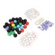 thumbnail image 1 of Kit De Modelo Molecular De Química, 136 Piezas Herramienta De Eliminación De Enlaces De Modelo Molecular De Química Orgánica Capacidad Práctica 59 átomos 76 Enlaces Para, 1 of 7