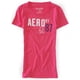 thumbnail image 1 of Aeropostale Mujer Aero Ny Est. 87 Camiseta Adornada, Rosa, Grande Aeropostale Camiseta adornada, 1 of 1