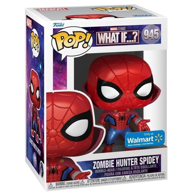 Figura Funko Marvel Spider-Man Zombie Hunter - WHAT IF?