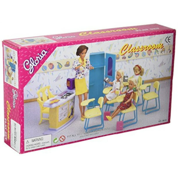 Gloria Dollhouse Furniture Classroom Play Set Walmart Com