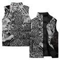 thumbnail image 5 of Chaleco de trabajo con estampado artístico de moda para hombre, ropa informal y cálida para hombre, chaquetas de invierno para hombre, chaleco cómodo y versátil resistente al viento frío, 5 of 5