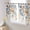Blue Beige, variant on Orange Blue Botanical Sheer Curtains 45 Inch Length 2 Panels Set for Living Room/Bedroom, Weeping Fall Eucalyptus Leaves Rustic Curtain Sheers Drapes Rod Pocket Curtains Window Treatment 52''x45''x2