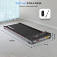 thumbnail image 3 of Caminadora Bajo Escritorio SereneLife con Control Remoto, Velocidad Maxima de 8 km/h, Compacta para Guardar Bajo la Cama, 2.5 HP, App Compatible, Fácil de Montar y Almacenar, Capacidad 120 kg, 3 of 7